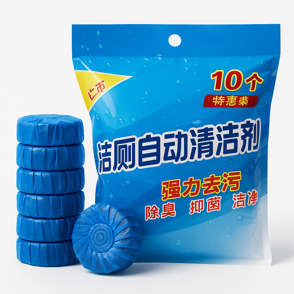 Automatic Toilet Bowl Cleaner Tablets 5 pcs in unit.