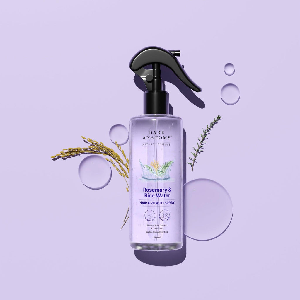 BARE ANATOMY Rosemary & Rice Water Hair Growth Spray f