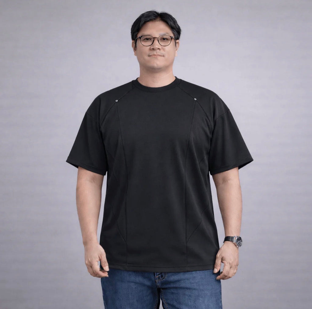 SlimAura - Square Cut Adaptive T Shirt For Big Tummy