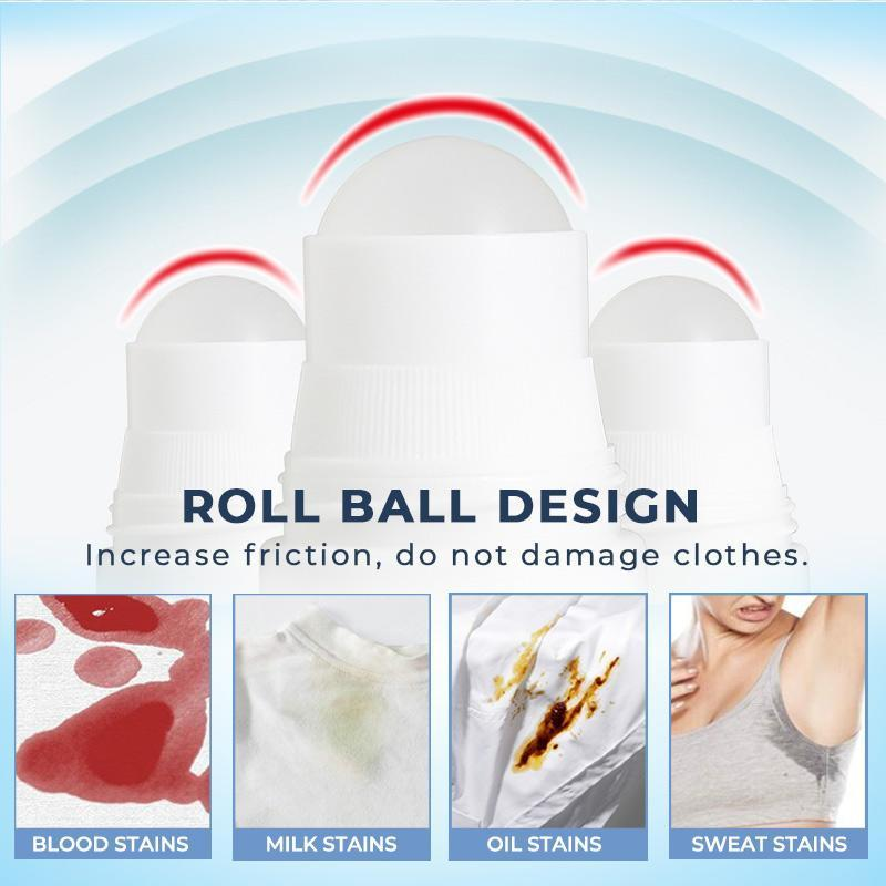 Portable Stain-Roll Roller Ball Cleaner Clothes Remove Oil Stains Magic Roller