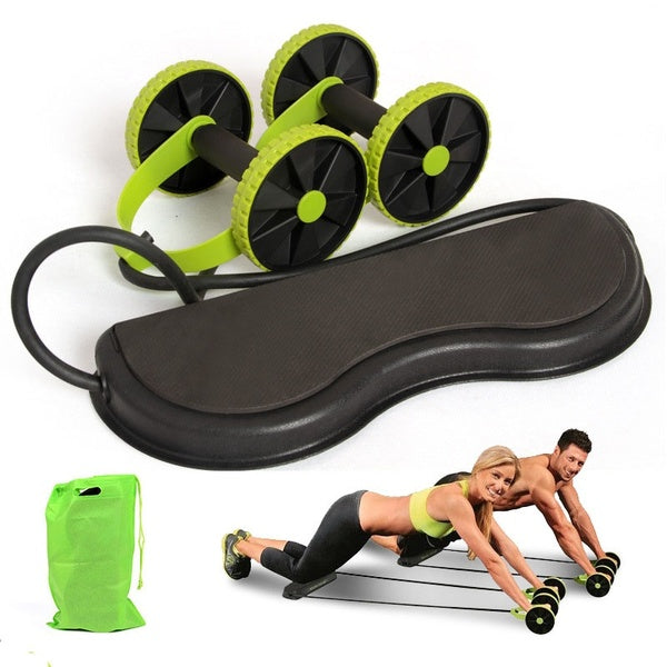 Revo Flex Home Fitness Equipment Double Wheel Ab Roller (Original : RF)