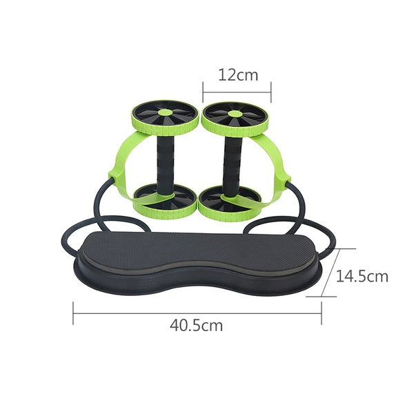 Revo Flex Home Fitness Equipment Double Wheel Ab Roller (Original : RF)