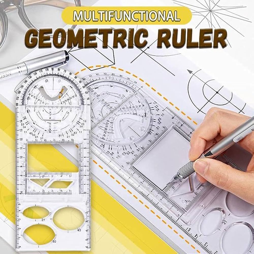 Multifunctional Geometry Ruler |