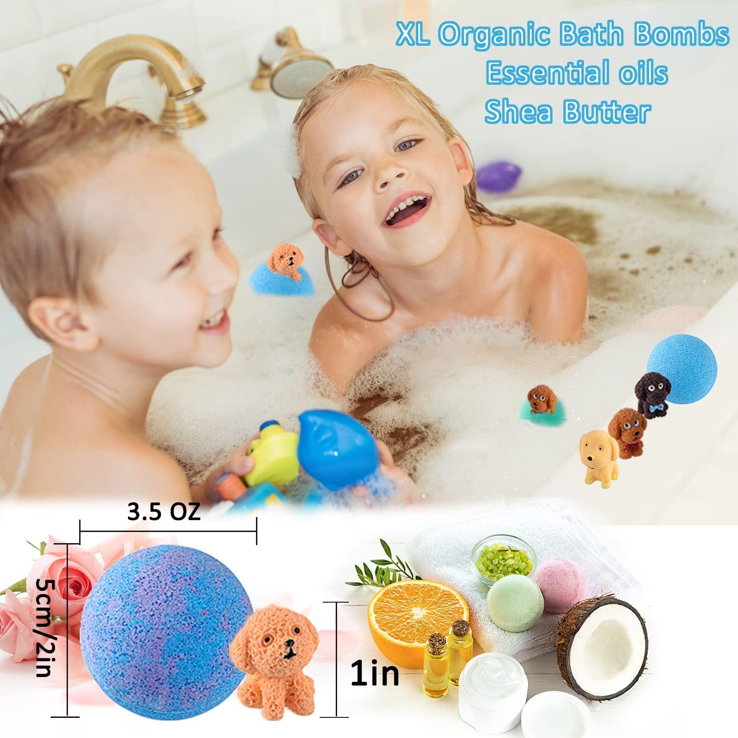 Bath Bombs for Kids with Toys Inside.