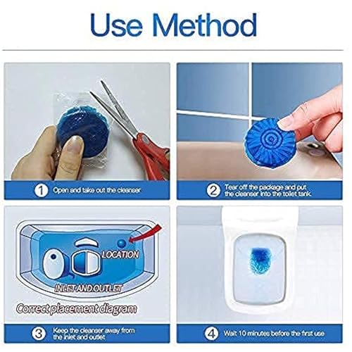 Automatic Toilet Bowl Cleaner Tablets 5 pcs in unit.