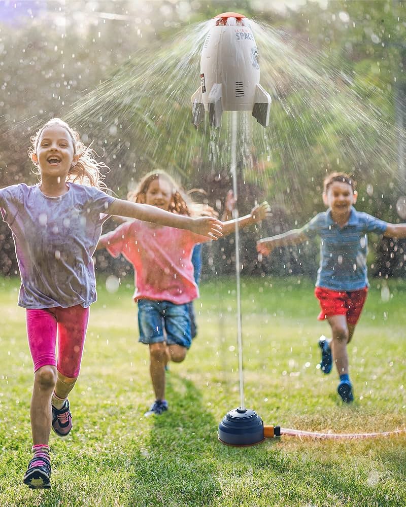 Water Rocket Sprinkler Garden Toy
