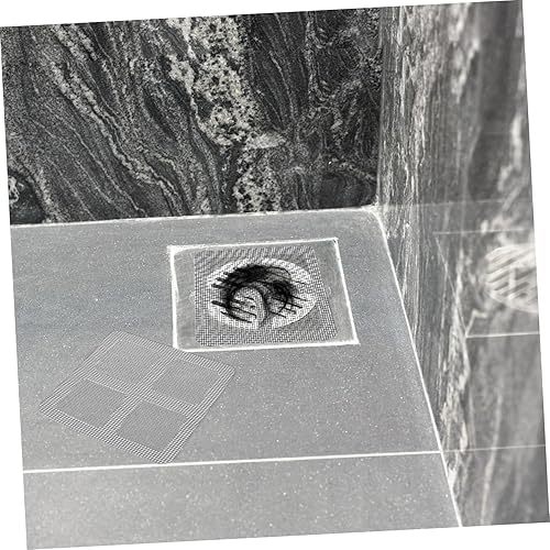 Anti-blocking Disposable Hair Catchers Mesh Filter Mesh Stickers Shower Drain Cover Bathroom.