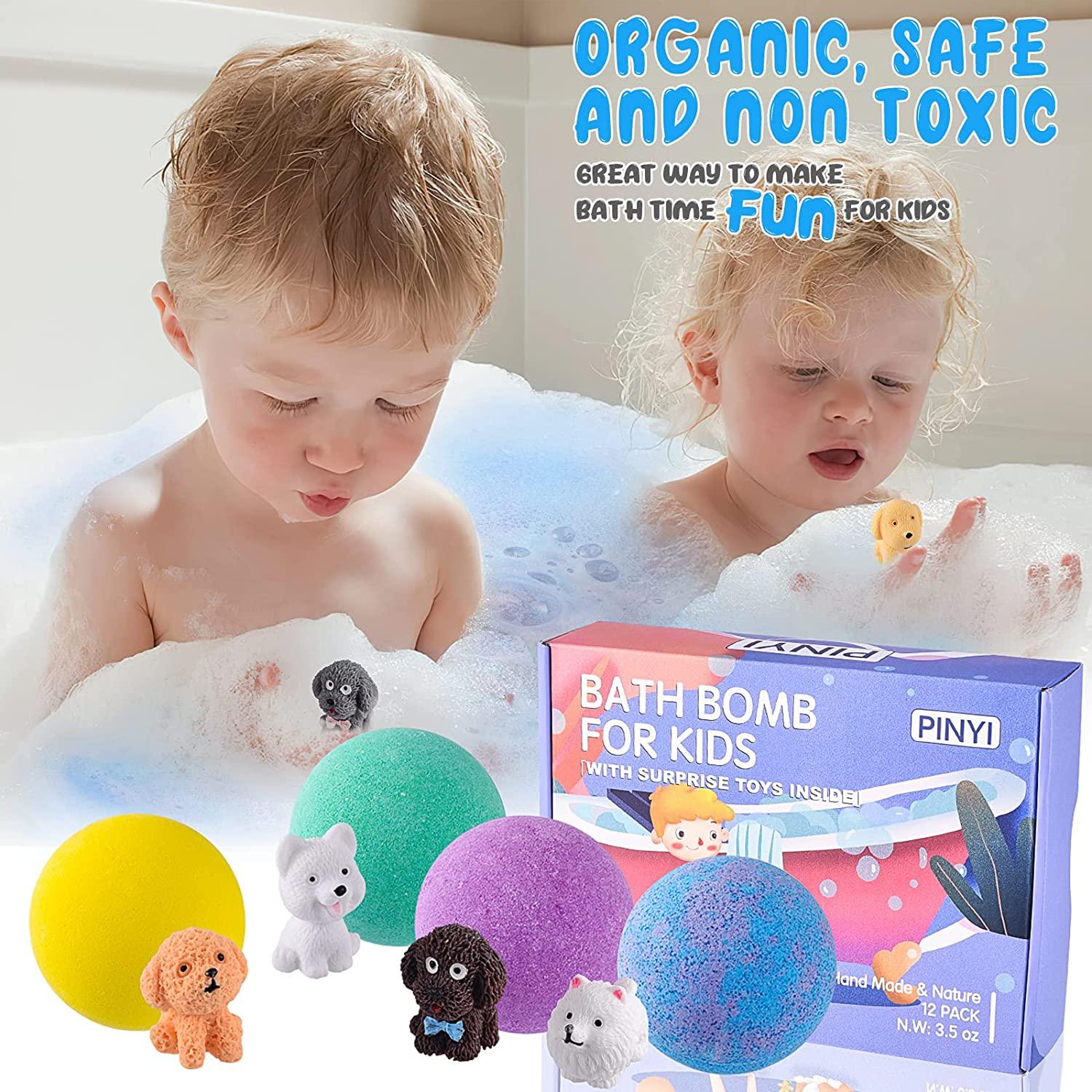 Bath Bombs for Kids with Toys Inside,