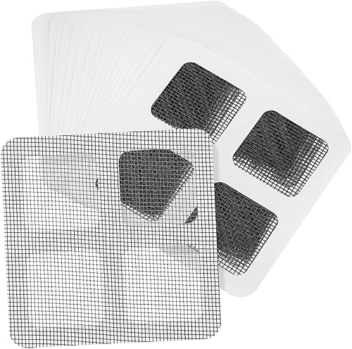 Anti-blocking Disposable Hair Catchers Mesh Filter Mesh Stickers Shower Drain Cover Bathroom..