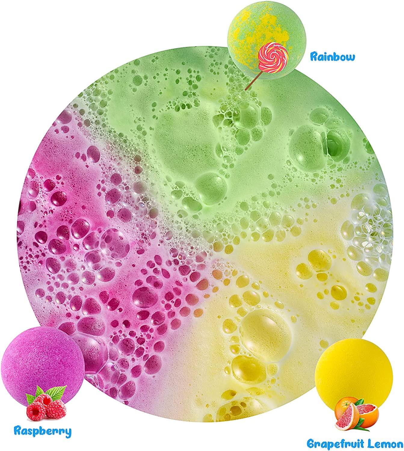 Bath Bombs for Kids with Toys Inside,,