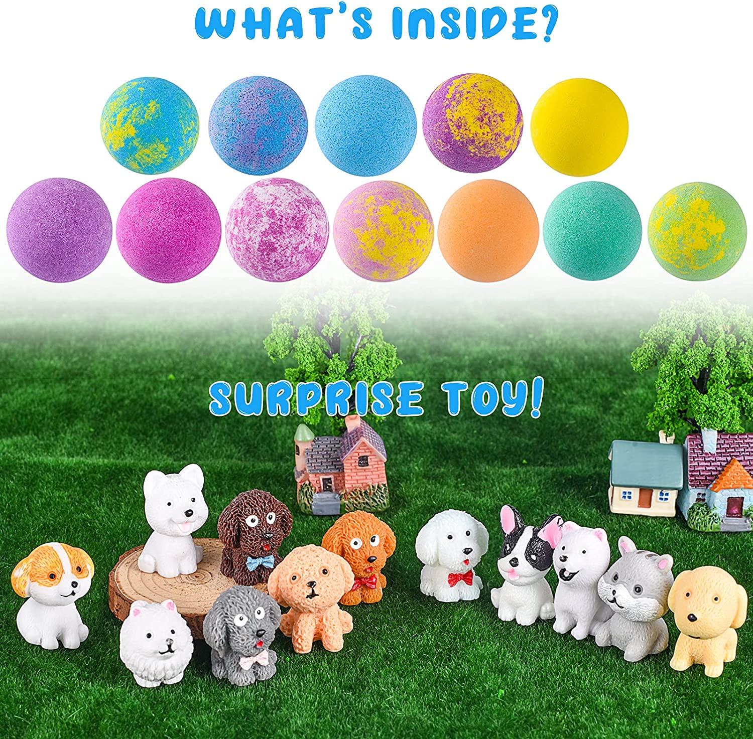 Bath Bombs for Kids with Toys Inside..