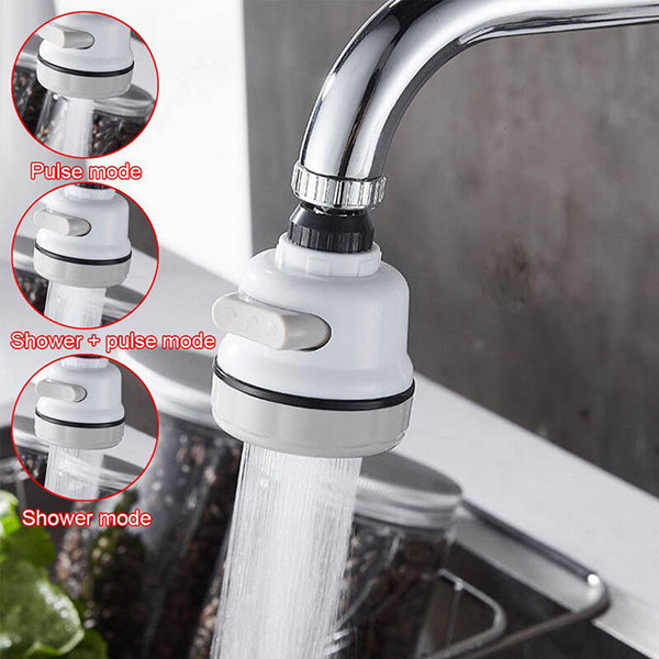 KITCHEN BATHROOM WATER SAVING ROTATION EXTENDED SHOWER HEAD (Original : KShow)