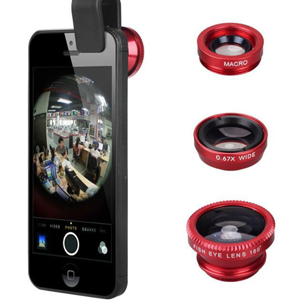 Micro Mobile Zoom lens for ANROID & IOS Mobiles : PACK OF 3 LENSES (ORIGINAL : S-MLENS)