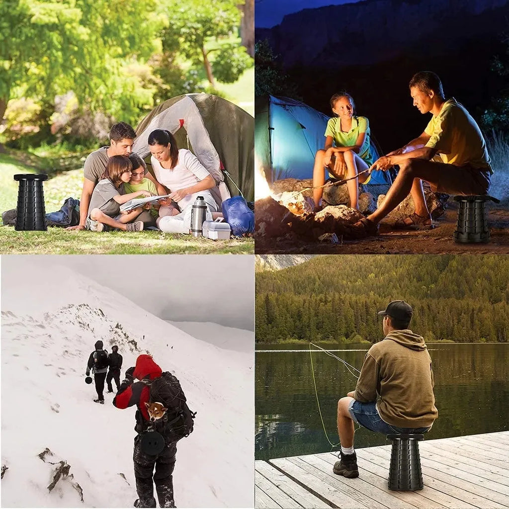 Portable Retractable Stool Camping Folding Chair