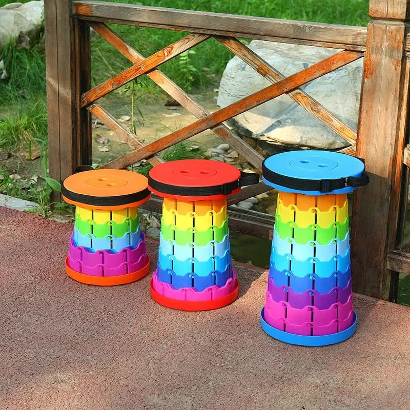 Portable Retractable Stool Camping Folding Chair