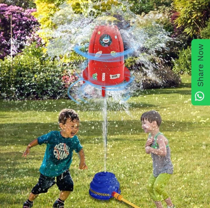 Water Rocket Sprinkler Garden Toy