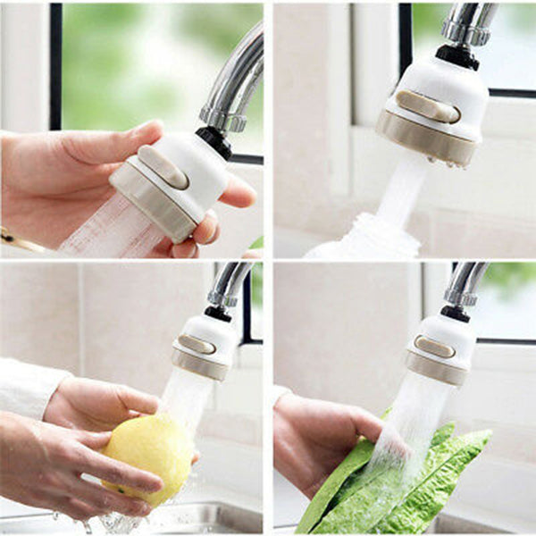 KITCHEN BATHROOM WATER SAVING ROTATION EXTENDED SHOWER HEAD (Original : KShow)