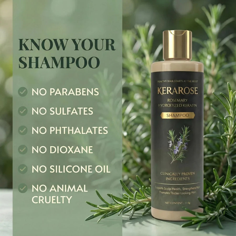 Kerarose Rosemary Shampoo For Hair Growth f