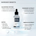 Advanced Anti-Grey Hair Serum with Silverfree Peptide, Rosemary & Biotin...