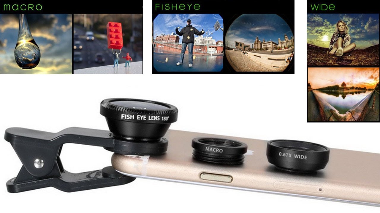 Micro Mobile Zoom lens for ANROID & IOS Mobiles : PACK OF 3 LENSES (ORIGINAL : S-MLENS)