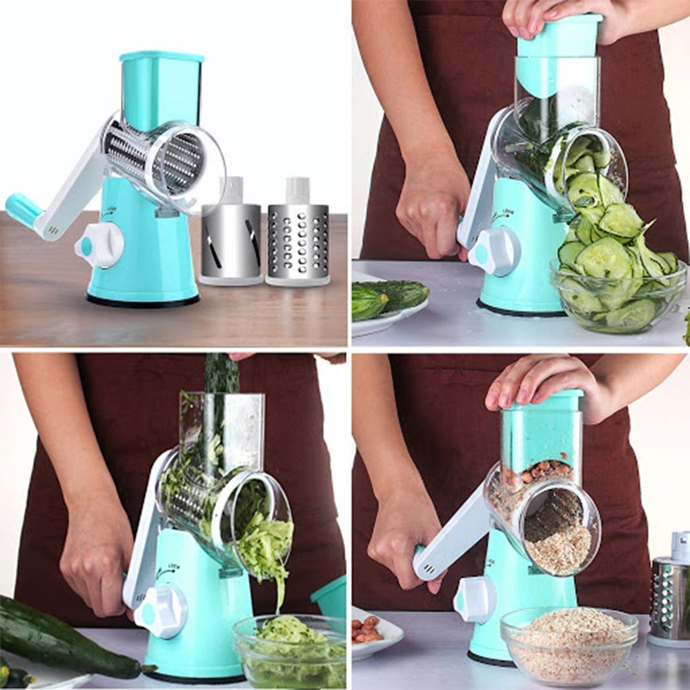 Tabletop Drum Grater Multi-Functional Vegetable Cutter